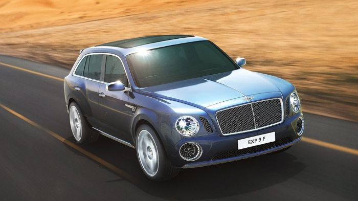 Ενδεχομένως το SUV της Bentley (στη φωτό το πρωτότυπο EXP 9 F του 2012), που αναμένεται το 2016, θα ονομάζεται «Bentayga».