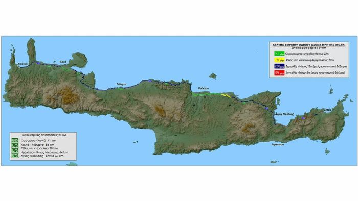 Ποια είναι η μακρύτερη οδική διαδρομή σε ελληνικό νησί; 