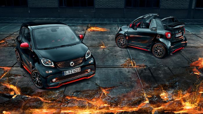 Η νέα ειδική έκδοση του Smart Brabus Fortwo, έχει ονομαστεί Urbanlava και φέρνει ένα... ηφαίστειο στους δρόμους. Η νέα ειδική έκδοση του Smart Brabus Fortwo, έχει ονομαστεί Urbanlava και φέρνει ένα... ηφαίστειο στους δρόμους.