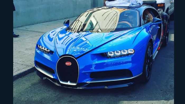 Bugatti Chiron στο δρόμο  