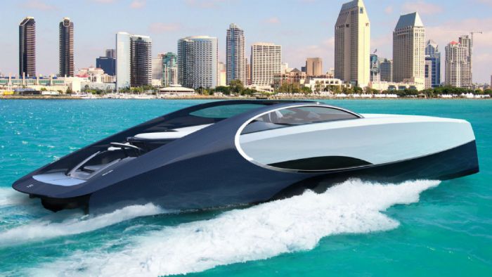 Εμφανέστατη η έμπνευση από το hypercar της Bugatti. Εμφανέστατη η έμπνευση από το hypercar της Bugatti.