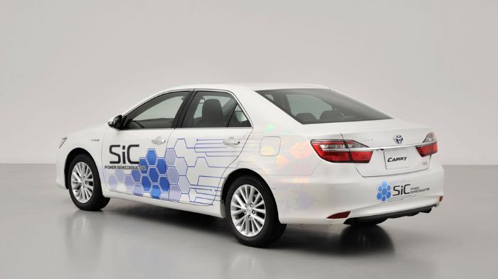 Το Camry Hybrid SiC θα ξεκινήσει να δοκιμάζεται τον επόμενο μήνα και η Toyota θα συλλέξει τα δεδομένα των test, τα οποία και θα συγκρίνει με εκείνα των μοντέλων που φέρουν συμβατικούς ημιαγωγούς.