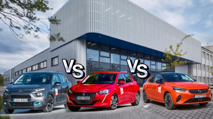 C3 Vs Corsa Vs 208: Πού ξεχωρίζουν τα 3 best-seller της χρονιάς; 