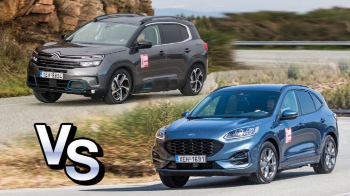 Ford Kuga ή Citroen C5 Aircross: Ποιο Plug-in υβριδικό SUV σου ταιριάζει;  