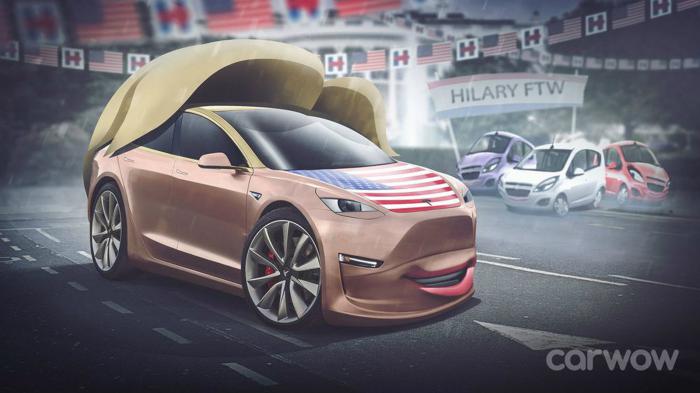 Hilary Clinton - Tesla Model 3 Hilary Clinton - Tesla Model 3
