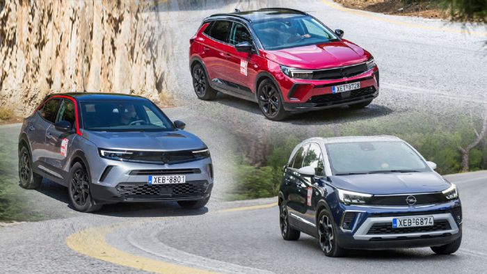 Crossland, Mokka ή Grandland; Ποιο SUV της Opel να διαλέξω; 