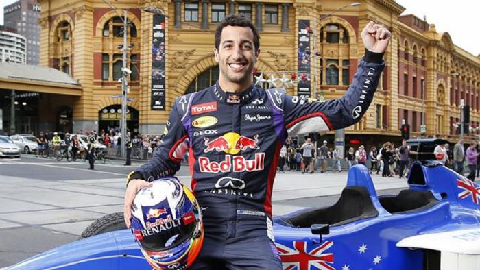 O πάντα χαμογελαστός Daniel Ricciardo