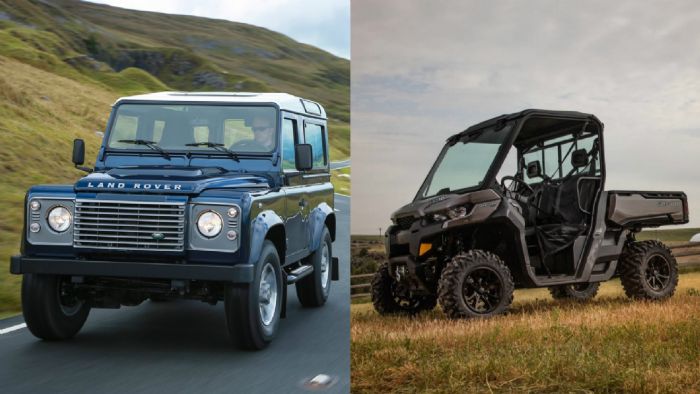 H καναδική Bombardier Recreational Products (BRP) που βγάζει τα Can-Am ATV δεν θα μπορεί να χρησιμοποιεί το όνομα και τα λογότυπα «Defender» στις χώρες της Ε.Ε., καθώς αποτελεί πνευματική ιδιοκτησία τ