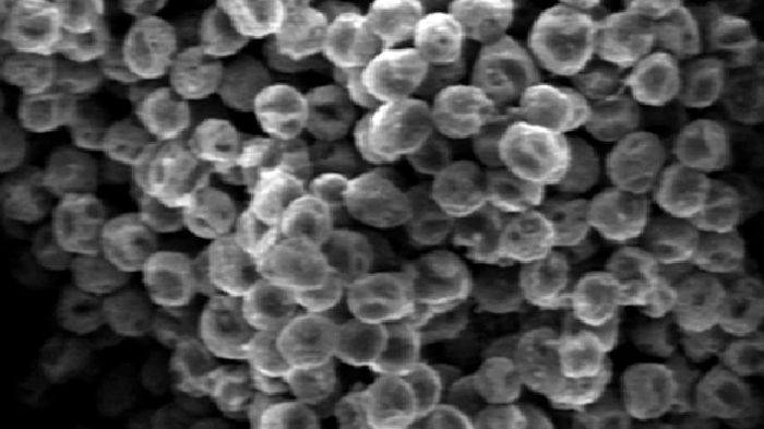 Η μικροσκοπική δομή –σαν αυγά- του πυριτίου επιτρέπει μεγαλύτερες συγκεντρώσεις ιόντων λιθίου στους νέους συσσωρευτές