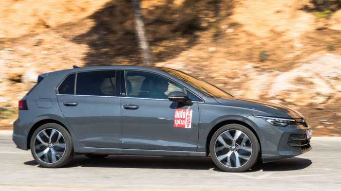 Το ήπια υβριδικό VW Golf με τα 150 άλογα είναι το καλύτερο μικρομεσαίο μοντέλο σε προσπέρασμα στην εθνική οδό (80-120 χλμ./ώρα σε 5,5 δλ.). Το ήπια υβριδικό VW Golf με τα 150 άλογα είναι το καλύτερο μικρομεσαίο μοντέλο σε προσπέρασμα στην εθνική οδό (80-120 χλμ./ώρα σε 5,5 δλ.).