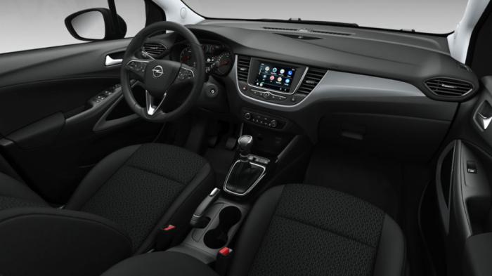 Από την εισαγωγική έκδοση Edition, το Opel Crossland προσφέρεται με 8άρα οθόνη αφής και εργοστασιακό σύστημα πλοήγησης.