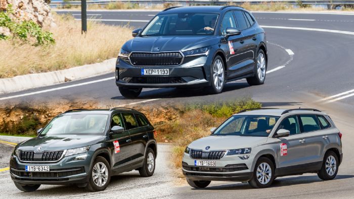 Ηλεκτρικό VS Βενζίνη! Tρία Skoda SUV σε κόντρα: Karoq, Kodiaq ή Enyaq; 