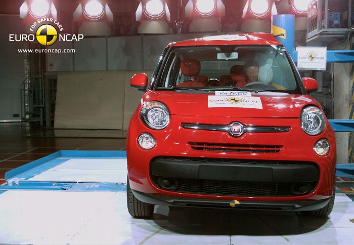 Το νέο Fiat 500L σημείωσε 5 αστέρια με γενικό ποσοστό 83%.
