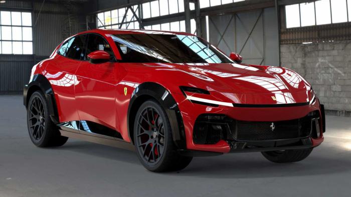 Βούτηξαν τη Ferrari Purosangue μέσα στα αναβολικά Βούτηξαν τη Ferrari Purosangue μέσα στα αναβολικά