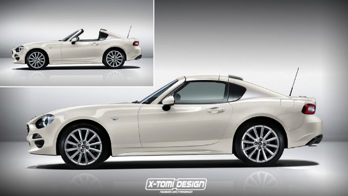 Τα χνάρια του Mazda MX-5 RF, θέλει η X-Tomi Design, να ακολουθήσει και το Fiat 124 και παρουσιάζει μια ψηφιακά επεξεργασμένη εικόνα με την άποψη της για το μοντέλο.