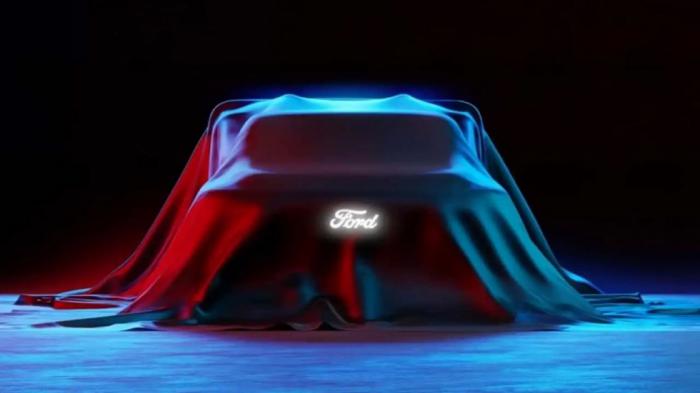 Φωτογραφία από το νέο αγωνιστικό, ηλεκτρικό pick-up της Ford που μπορεί να είναι μια έκδοση του Lightning Switchgear.