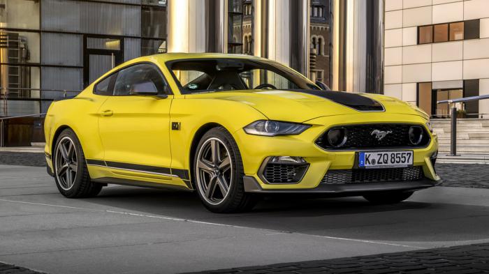 «Η πιο γρήγορη 5λιτρη Mustang στην πίστα» ακούει στο όνομα Mach1 και έρχεται με 460 άλογα και 570 Nm ροπής. Ο ατμοσφαιρικός V8 κινητήρας συνδυάζεται τόσο με 6άρι μηχανικό όσο και με το αυτόματο 10 σχέ «Η πιο γρήγορη 5λιτρη Mustang στην πίστα» ακούει στο όνομα Mach1 και έρχεται με 460 άλογα και 570 Nm ροπής. Ο ατμοσφαιρικός V8 κινητήρας συνδυάζεται τόσο με 6άρι μηχανικό όσο και με το αυτόματο 10 σχέ