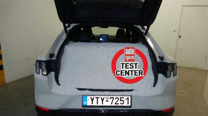 Test Center: Πόσο μεγάλο είναι το πορτ-μπαγκάζ της Ford Mustang Mach-E; Test Center: Πόσο μεγάλο είναι το πορτ-μπαγκάζ της Ford Mustang Mach-E;