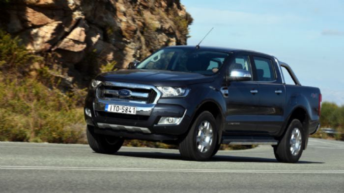 Πρώτη επαφή με το νέο Ford Ranger.