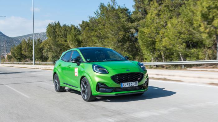 Το Ford Puma ST των 200 ίππων δεν προσφέρει μόνο συναρπαστική οδήγηση και καυτές επιδόσεις, αλλά και εξαιρετικά από κάθε άποψη φρένα. Τα 34,6 μέτρα για το 100-0 χλμ./ώρα είναι μια top επίδοση.