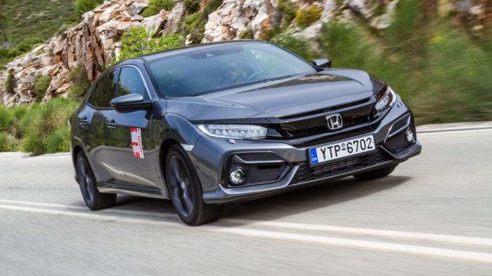 Εξαιρετική επίδοση καταφέρνει και το Honda Civic, αφού στην έκδοση με τον 1.000άρη turbo κινητήρα ακινητοποιείται από τα 100 χλμ./ώρα σε 34,3 μέτρα. Εξαιρετική επίδοση καταφέρνει και το Honda Civic, αφού στην έκδοση με τον 1.000άρη turbo κινητήρα ακινητοποιείται από τα 100 χλμ./ώρα σε 34,3 μέτρα.