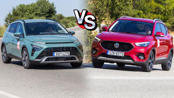 Φθηνό SUV πόλης, πάνω-κάτω στα 20 χιλιάρικα: Hyundai Bayon ή MG ZS; Φθηνό SUV πόλης, πάνω-κάτω στα 20 χιλιάρικα: Hyundai Bayon ή MG ZS;