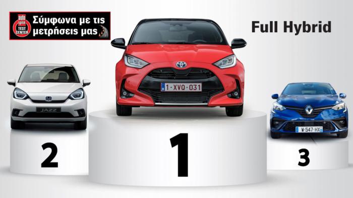 Super Συγκριτικό Hybrid μικρά (Honda Jazz Vs Renault Clio Vs Toyota Yaris) Super Συγκριτικό Hybrid μικρά (Honda Jazz Vs Renault Clio Vs Toyota Yaris)
