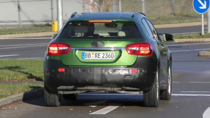 Η ανανεωμένη Mercedes GLA θα έχει ανασχεδιασμένα φωτιστικά σώμα, τροποποιημένη μάσκα και «πειραγμένους» προφυλακτήρες.