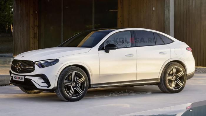 Σχέδιο του kolesa.ru για το πως θα μοιάζει η νέα Mercedes GLC Coupe.