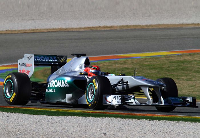 Η Mercedes GP δεν θα βρίσκεται στην Jerez με το νέο της μονοθέσιο, ωστόσο θα δώσει το παρόν με το περσινό της μοντέλο.