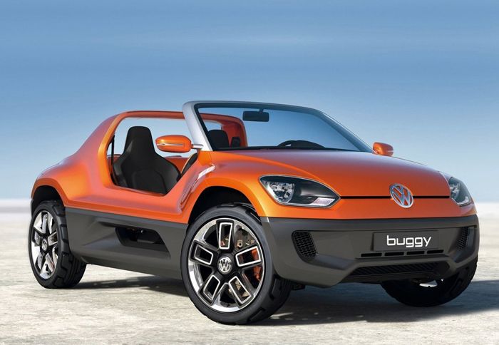 Το Buggy Up! Concept έχει εμφάνιση «παραλίας» και δίνει ένα καλοκαιρινό αέρα στο περίπτερο της VW.
