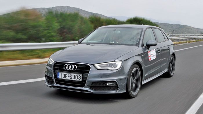 Το Α3 Sportback παρά το βάρος του, αλλά και τους μεγάλους τροχούς 225/40 R18, έκαψε μόλις 4,2 λτ./100 χλμ, νούμερο που του επέτρεψε ουσιαστικά να πετύχει το στόχο που είχαμε θέσει, να πάμε με 30 ευρώ Το Α3 Sportback παρά το βάρος του, αλλά και τους μεγάλους τροχούς 225/40 R18, έκαψε μόλις 4,2 λτ./100 χλμ, νούμερο που του επέτρεψε ουσιαστικά να πετύχει το στόχο που είχαμε θέσει, να πάμε με 30 ευρώ