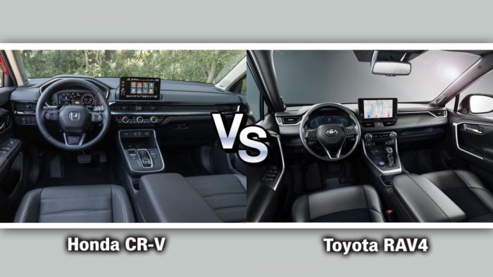 Σύγκριση υβριδικών μεσαίων SUV: Honda CR-V Vs Toyota RAV4 Σύγκριση υβριδικών μεσαίων SUV: Honda CR-V Vs Toyota RAV4