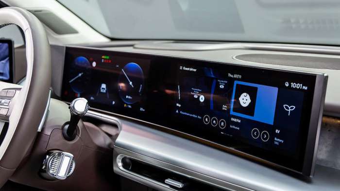 Η Hyundai μεγαλώνει τις οθόνες της, αλλά πάντα στο «σωστό μέγεθος» Η Hyundai μεγαλώνει τις οθόνες της, αλλά πάντα στο «σωστό μέγεθος»