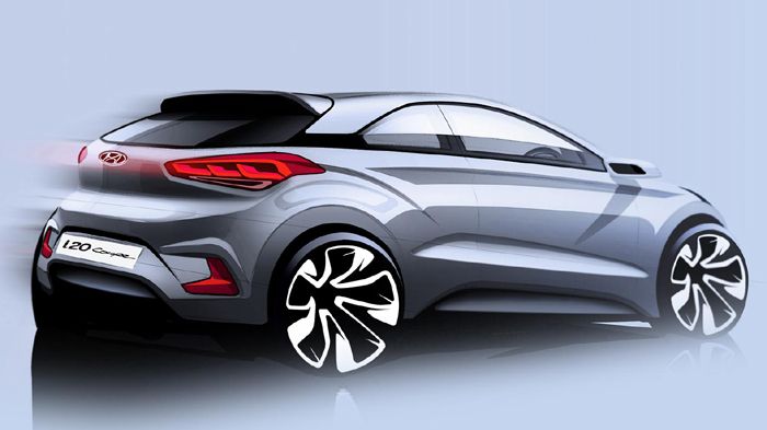 Με ένα προωθητικό σκίτσο, η Hyundai μας ανοίγει την όρεξη για το i20 Coupe, η διάθεση του οποίου θα ξεκινήσει στις αρχές της επόμενης άνοιξης.