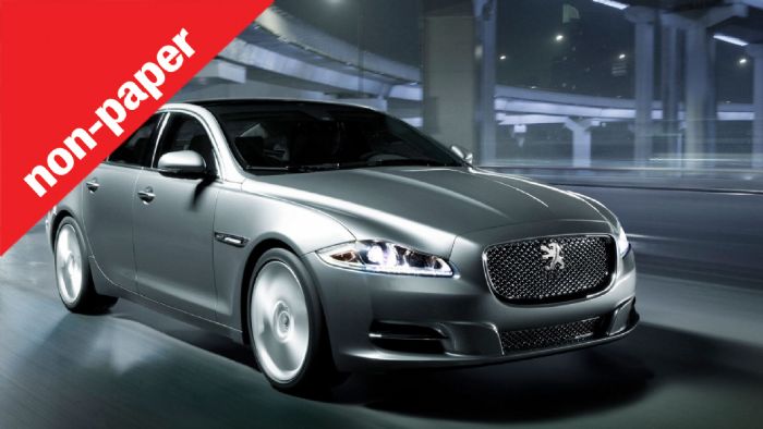 Πως θα σας φαινόταν μια Jaguar με το έμβλημα της Peugeot;