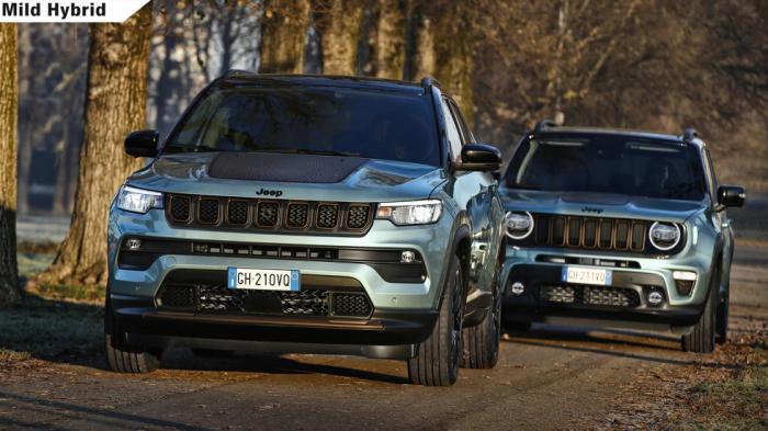 Οι τιμές των ήπια υβριδικών Jeep Renegade & Compass στην Ελλάδα 