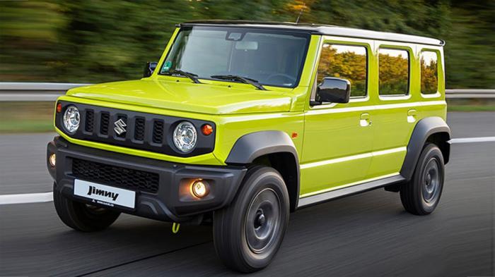 Suzuki Jimny «Long»: Με 5 πόρτες, turbo και ήπια υβριδική τεχνολογία 