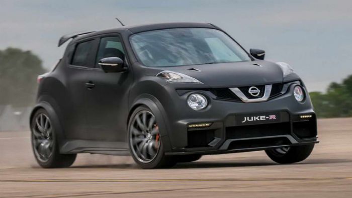 Εντυπωσιακή η εμφάνιση του Juke-R 2.0 το οποίο αποδίδει 600 ίππους. Εντυπωσιακή η εμφάνιση του Juke-R 2.0 το οποίο αποδίδει 600 ίππους.
