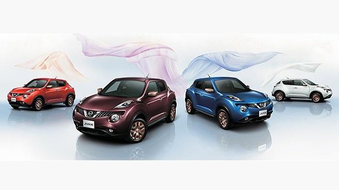 Το Nissan Juke 80th Special Color Limited Edition βάφεται σε 4 χρώματα που φέρνουν στο νου μοντέλα όπως τα Fairlady Z και Skyline GT-R R34.