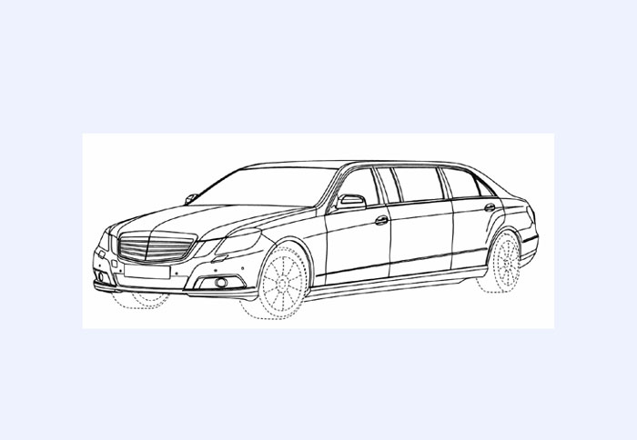 Τα πρώτα σχέδια της Mercedes E-Class Pullman