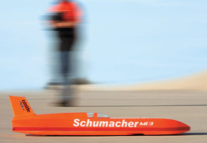 To Schumacher Mi3 κατέχει το παγκόσμιο ρεκόρ ταχύτητας.