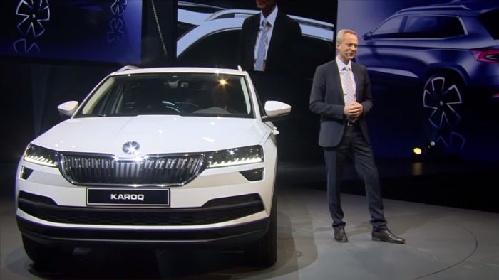 Σε μία εκδήλωση στη Στοκχόλμη, η Skoda μόλις παρουσίασε το Karoq, το μοντέλο δηλαδή που αντικαθιστά στη γκάμα της το Yeti.