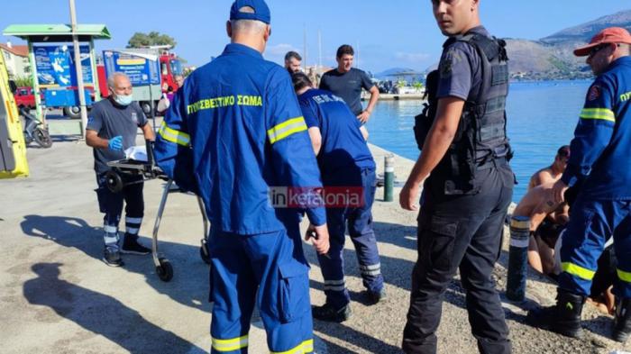 Νεκρός άνδρας στην Κεφαλλονιά που έπεσε με το ΙΧ στο λιμάνι  