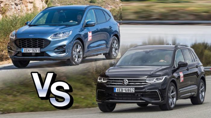 Plug-in hybrid SUV που δεν «καίνε» σταγόνα: Ford Kuga Vs VW Tiguan 