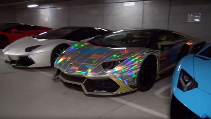 Συγκεντρωμένες οι περισσότερες Lamborghini ,σε bosozoku στυλ, του Τόκυο, για τα μάτια σας μόνο.