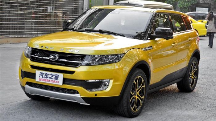 Ούτε λίγο ούτε πολύ, το Landwind X7 αποτελεί ένα πιστό αντίγραφο του Range Rover Evoque.