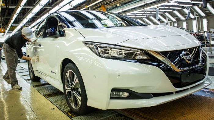 Η Nissan Motor Co. Ltd. Σχεδιάζει να ξεκινήσει προς το τέλος του έτους την παραγωγή του νέου Nissan Leaf σε δύο εργοστάσιά της, στη Σμύρνη του Τενεσί και στο Σάντερλαντ του Ην. Βασιλείου.