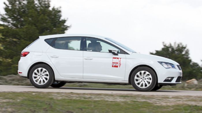 Το μήκους 4,26 μ. SEAT Leon παραμένει «φρέσκο» με όμορφες γραμμές και ικανότητα να ξαφνιάζει θετικά με την εμφάνισή του. Το μήκους 4,26 μ. SEAT Leon παραμένει «φρέσκο» με όμορφες γραμμές και ικανότητα να ξαφνιάζει θετικά με την εμφάνισή του.