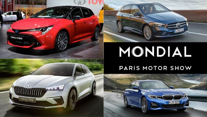 Αυτά είναι όλα τα νέα μοντέλα που κάνουν το ντεμπούτο τους στο Διεθνές Σαλόνι Αυτοκινήτου στο Παρίσι.